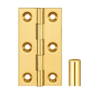SIMONSWERK 0970 HINGE 75 X 42MM POLISHED BRASS LACQUERED