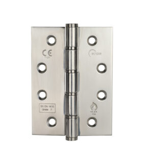 ECLIPSE 102X76MM GRADE 7 STAINLESS STEEL WASHERED HINGE SATIN STAINLESS STEEL (PAIR)