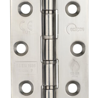 ECLIPSE 76X51MM GRADE 7 STAINLESS STEEL WASHERED HINGE SATIN STAINLESS STEEL (PAIR)
