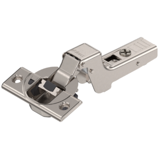 BLUM CLIP TOP HINGE 110DEG SPRUNG N.P INSET WITH INTEGRATED BLUMOTION 08913183 FULL CRANKED APPLICATION