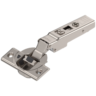 BLUM CLIP TOP HINGE 110DEG SPRUNG N.P.  A WITH INTEGRATED BLUMOTION 08913873 LARGER OVERLAY CAPACITY FOR THICK CAB.SIDES