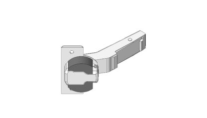 BLUM CLIP TOP HINGE ANGLE 45DEG I HALF OVERLAY SPRUNG NP  A NO.09348933 WITH INTREGATED BLUMOTION