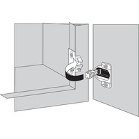 Blum 33.3600 Compact Hinge 110° with Spring,Screw-on