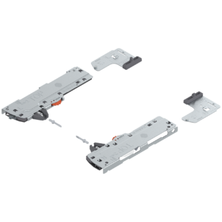 TIP-ON BLUMOTION MECHANISM and LATCHES SET 06335560   for MOVENTO/LEGRABOX RUNNERS for 450-750mm runners and 35-70 kilo drawers