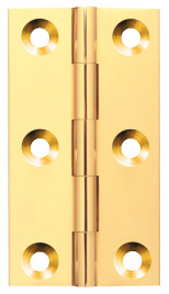 Satin Chrome Plated 75mm x 42mm Brass Cabinet Hinge