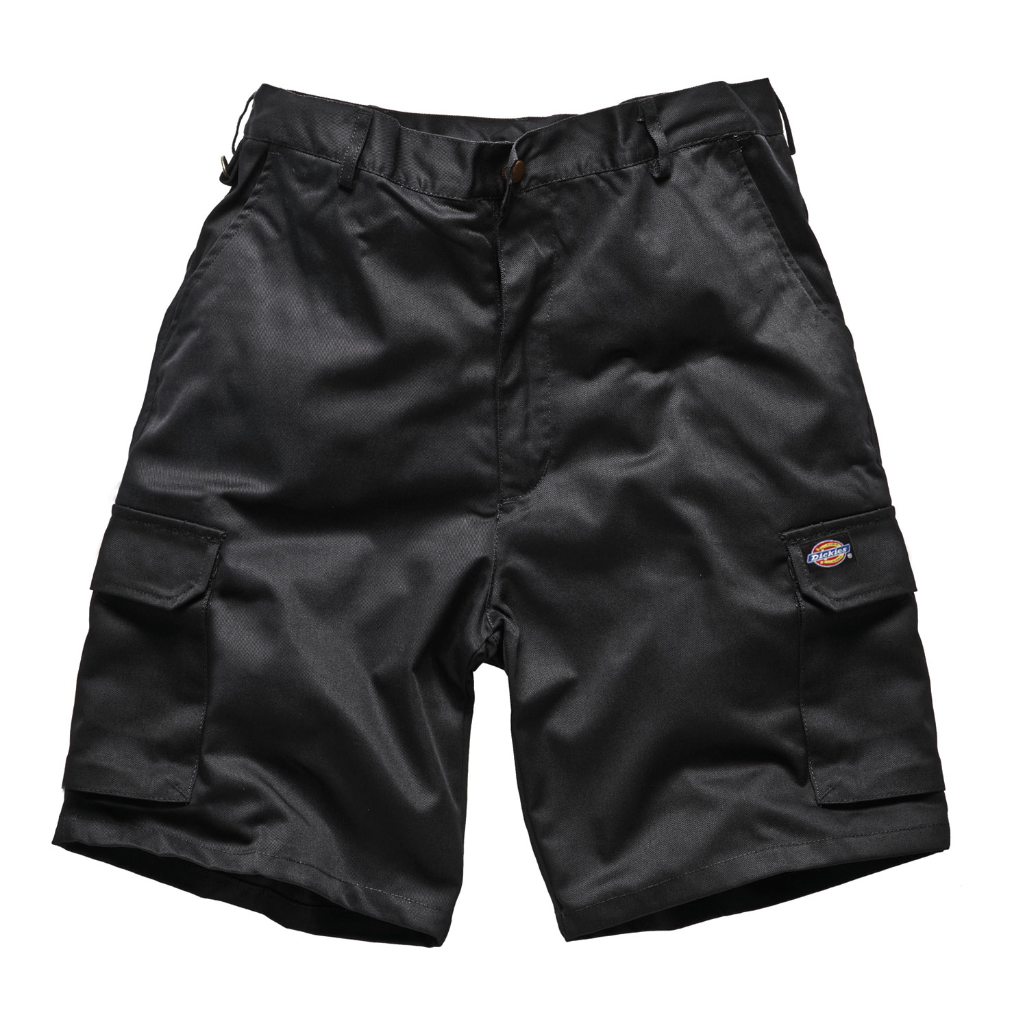 black work cargo shorts