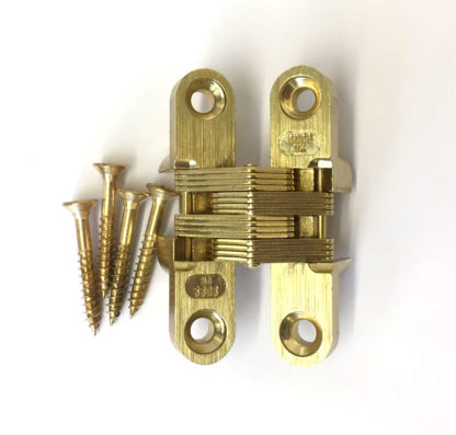 INVISIBLE SOSS HINGE No.341.07.554 BRASS PLATED