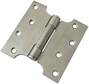 ECLIPSE 102X51X102X3MM STAINLESS STEEL GRADE 13 FIRE RATED THRUST BEARING PARLIAMENT HINGE SATIN STAINLESS STEEL (PAIR)