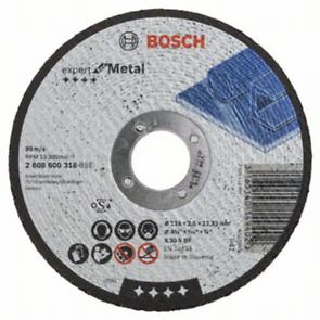 BOSCH ABRASIVE DISC METAL CUT FLAT 115MMX 2.5
