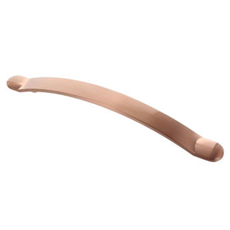 CROFTS &amp; ASSINDER MONMOUTH PULL HANDLE 128MM BRUSHED COPPER