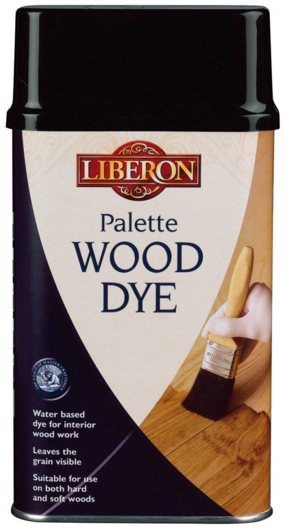 LIBERON PALETTE WOOD DYE EBONY 500ML 4