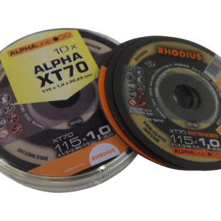 RHODIUS 115 X 1MM STEEL CUTTING DISC XT70;   SOLD SINGLY - PER DISC