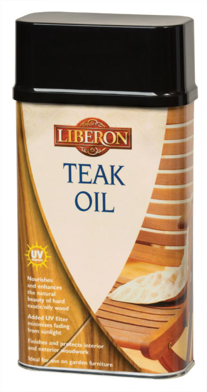 LIBERON TEAK OIL 500ML WITH UV 4