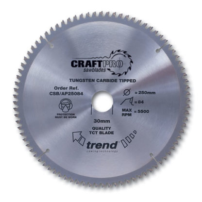 Trend CSB/AP18458 Craft Saw Blade Aluminium and Plastic 184 x 58 teeth x 16