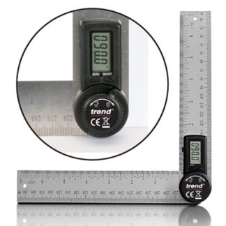 TREND DAR/200 DIGITAL ANGLE RULE - 360 DEGREE ANGLE RANGE FOR MEASURING AND MARKING BEVELS, MITRES AND SLOPES