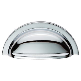 CARLISLE BRASS OXFORD CUP PULL 76MM POLISHED CHROME