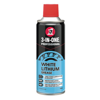3-IN-ONE WHITE LITHIUM SPRAY GREASE 400ML