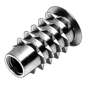 TYPE D INSERT NUT  M8X13 WITH FLANGE
