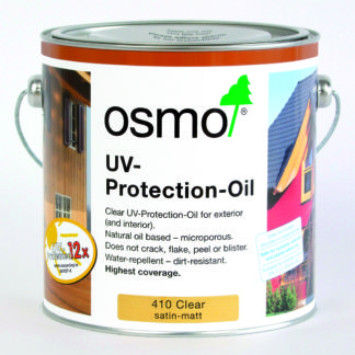 OSMO 410 WOOD OIL UV CLEAR 2.5L SATIN MATT