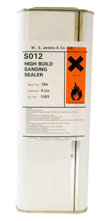 PC2 MEL HIGH BUILD SANDING SEALER CLEAR 5 LTR FOR CELLOUSE AND PRE-CAT