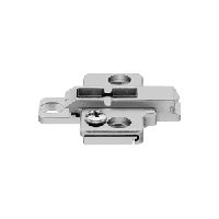 BLUMMOUNTING PLATE CLIP &amp; CLIP TOP 0MM NP CRUCIFORM SCREW-ON X 500