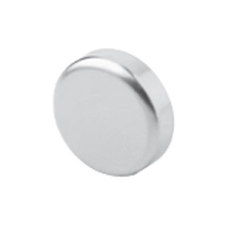 BLUM ROUND COVER CAP FOR GLASS DOOR HINGE No.06317878     BRUSHED NICKEL EFFECT  A