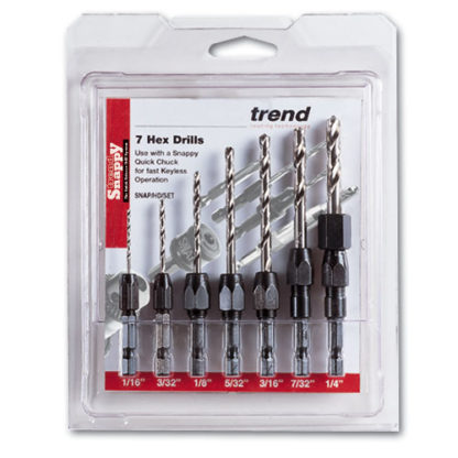 TREND SNAP/D/SET/2 SNAPPY 7 PIECE METRIC DRILL SET 1-7MM