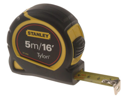 STANLEY TYLON™ POCKET TAPE 5M/16FT (WIDTH 19MM)