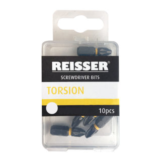 Reisser Torsion Bits C6.3 PZ2 x 25mm Pack of 100