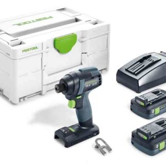 FESTOOL 18V TID IMPACT DRIVER 2x 4.0 BATTS 576484 CHARGER SYSTAINER