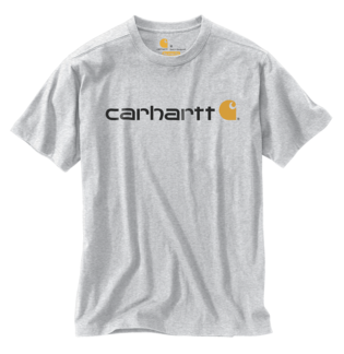 Carhartt 103361 Core Logo T-Shirt Short Sleeve Heather Grey
