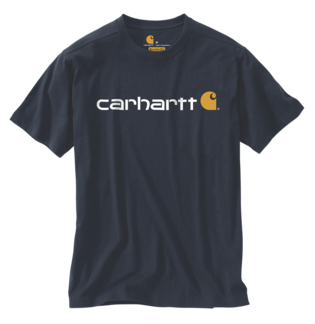 Carhartt 103361 Core Logo T-Shirt Short Sleeve Navy