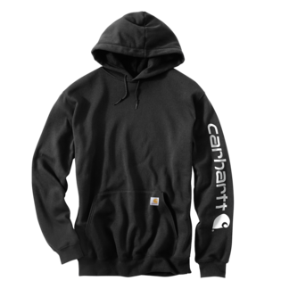 Carhartt K288 Sleeve Logo Hooded Sweatshirt Black