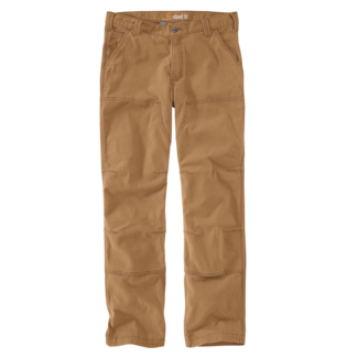 CARHARTT 102802 RUGGED FLEX RIGBY PANTS HICKORY DOUBLE FRONT W30 / L32