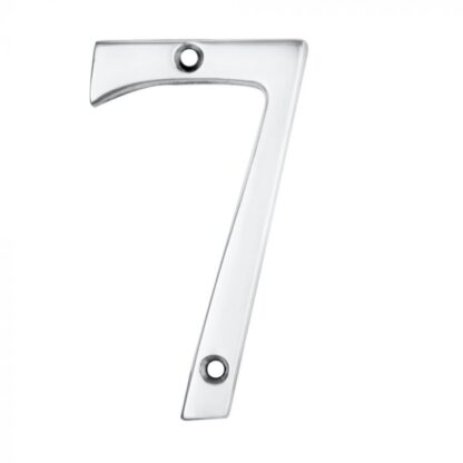 NUMERAL '7' 76MM POLISHED CHROME
BLISTER PACK