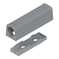 TIP-ON adapter plate for doors short version Grey       05066363