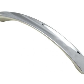 CARLISLE BRASS CONCAVE BOW HANDLE 160MM POLISHED CHROME