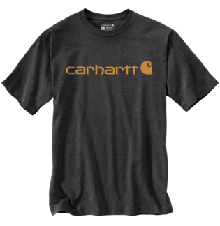 CARHARTT 103361 CORE LOGO T-SHIRT S/S CARBON HEATHER EXTRA LARGE
