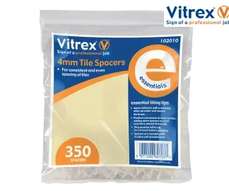 VITREX ESSENTIAL TILE SPACERS 4MM (PACK 350)