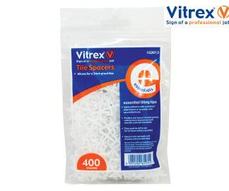 VITREX ESSENTIAL TILE SPACERS 3MM (PACK 400)