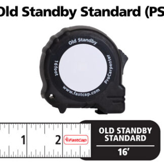 30 ft OLD STANDBY TAPE MEASURE FASTCAP     06535