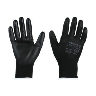 TIMCO DURABLE GRIP GLOVES PU COATED POLYESTER LARGE