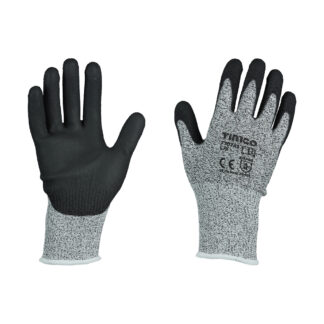 TIMCO HIGH CUT GLOVES PU COATED HPPE FIBRE WITH GLASS FIBRE LARGE