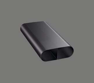 BORA ECOTUBE SHALLOW DUCT WITH PARTITION 375MM
