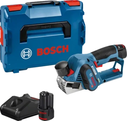 BOSCH GHO 12V-20 CORDLESS PLANER (2 X 3.0 AH + CHARGER)