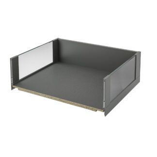 Legrabox Free C Height (177mm) Drawer With Glass Orion Grey