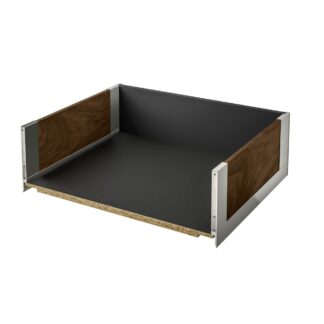 Legrabox Free C Height (177mm) Drawer With Walnut Stainless Steel