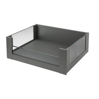 Legrabox Free C Height (177mm) Internal Drawer With Half Height Glass Orion Grey