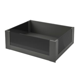 Legrabox Free C Height (177mm) Internal Drawer With Full Height Privacy Glass Orion Grey