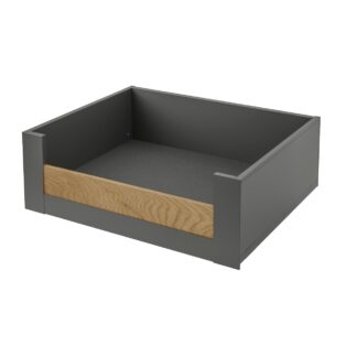 Legrabox C Height (177mm) Internal Drawer With Half Height Oak Front Orion Grey